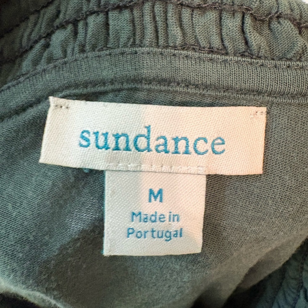 Sundance Olive Smocked Blouse - Picture 3 of 3